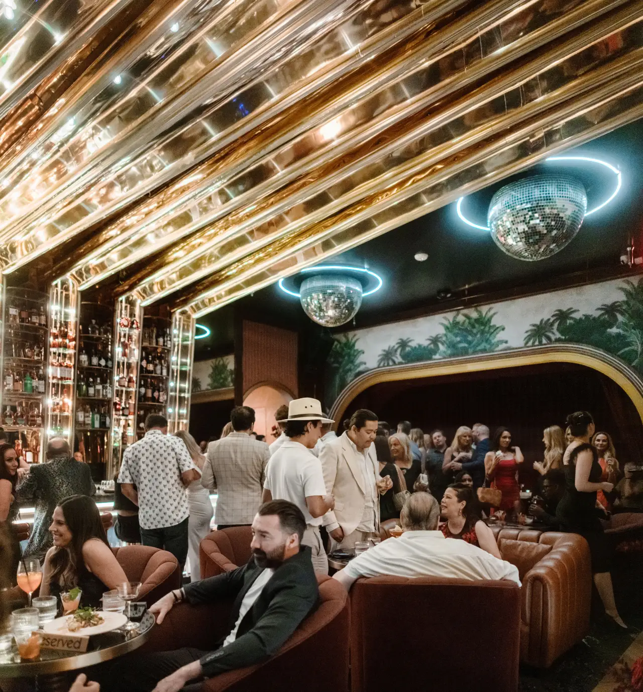 A full room for a private event at Tell Your Friends